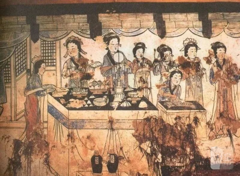 明代 黑釉银油滴茶海 - 图21